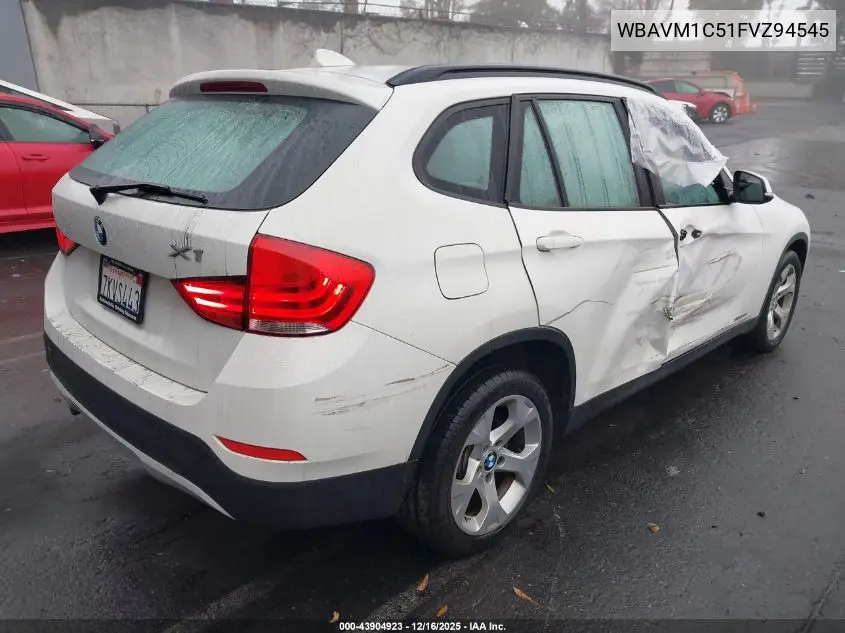 WBAVM1C51FVZ94545 2015 BMW X1 Sdrive28I