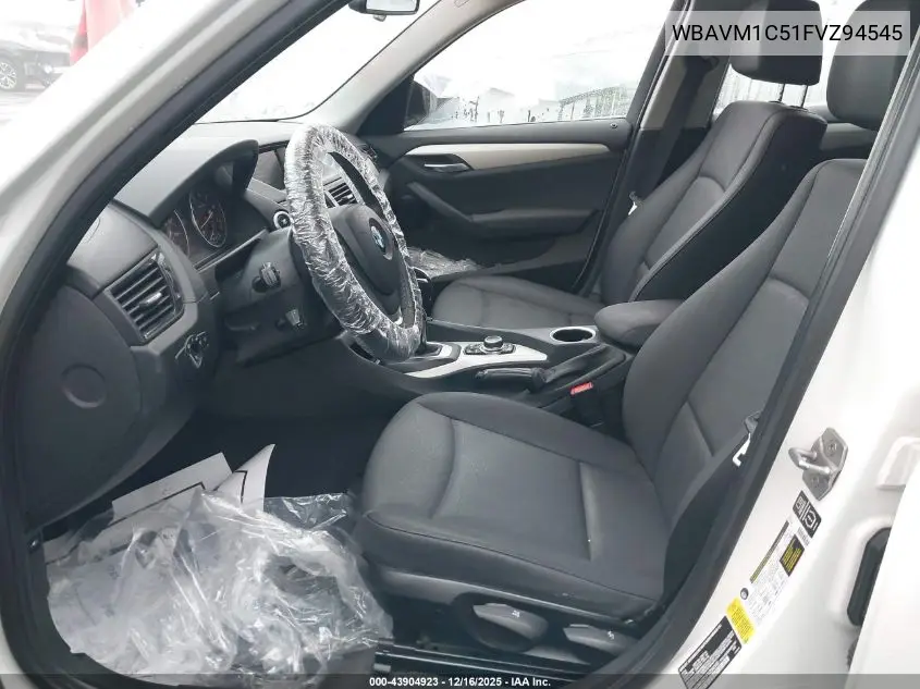 WBAVM1C51FVZ94545 2015 BMW X1 Sdrive28I