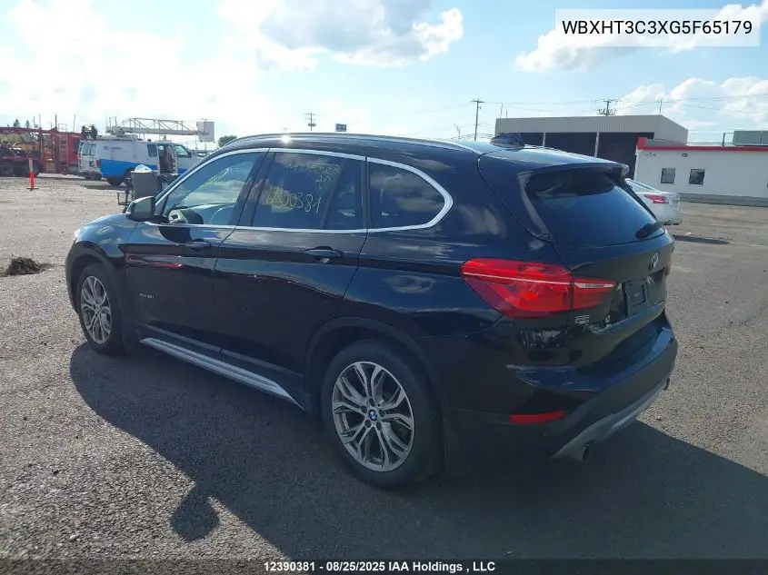 WBXHT3C3XG5F65179 2016 BMW X1 xDrive28I