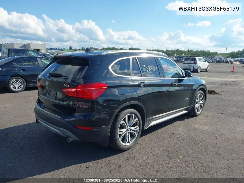WBXHT3C3XG5F65179 2016 BMW X1 xDrive28I