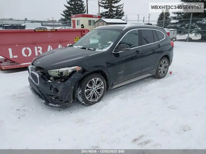 WBXHT3C34G5E49167 2016 BMW X1 xDrive28I