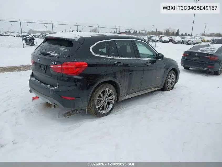 WBXHT3C34G5E49167 2016 BMW X1 xDrive28I
