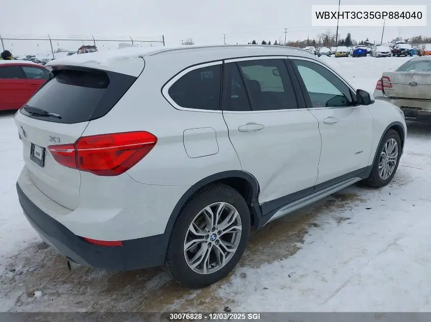 WBXHT3C35GP884040 2016 BMW X1 xDrive28I