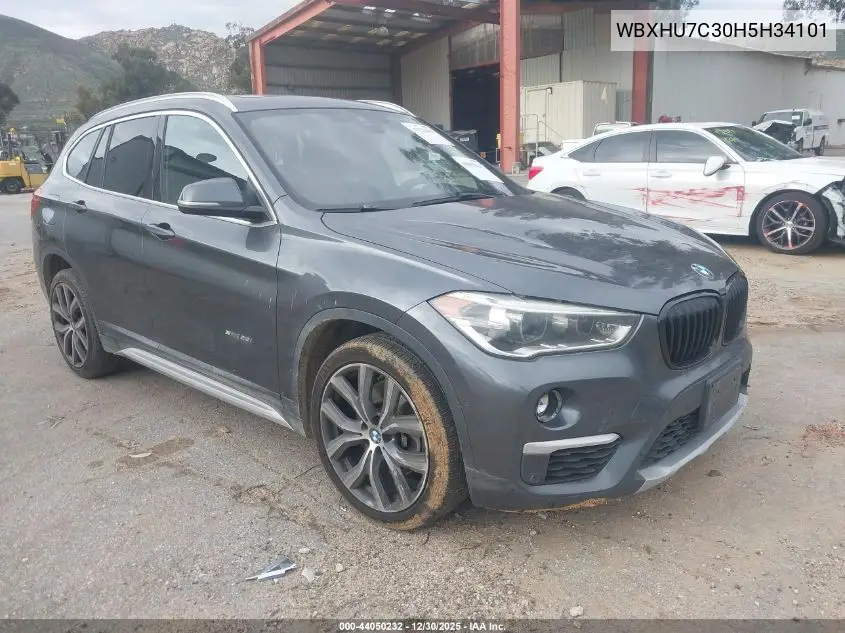 WBXHU7C30H5H34101 2017 BMW X1 Sdrive28I