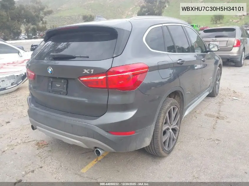 WBXHU7C30H5H34101 2017 BMW X1 Sdrive28I