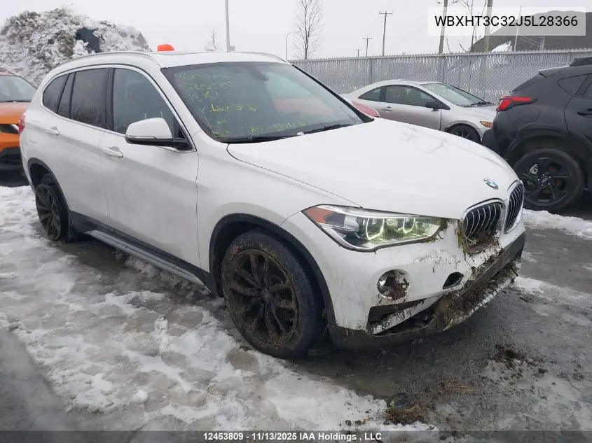 WBXHT3C32J5L28366 2018 BMW X1 xDrive28I