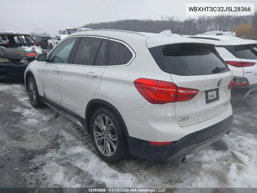WBXHT3C32J5L28366 2018 BMW X1 xDrive28I