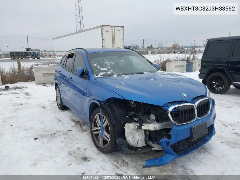 WBXHT3C32J3H33562 2018 BMW X1 xDrive28I