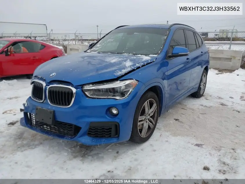 WBXHT3C32J3H33562 2018 BMW X1 xDrive28I