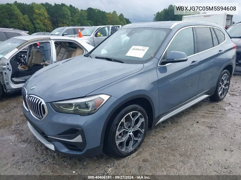 WBXJG7C05M5S94608 2021 BMW X1 Sdrive28I