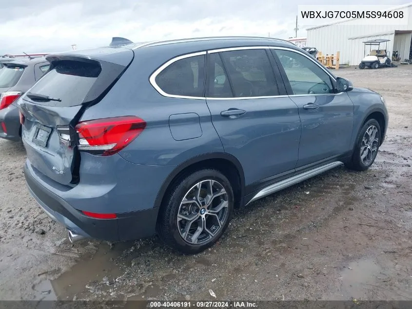 WBXJG7C05M5S94608 2021 BMW X1 Sdrive28I