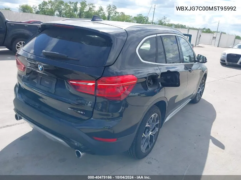 WBXJG7C00M5T95992 2021 BMW X1 Sdrive28I