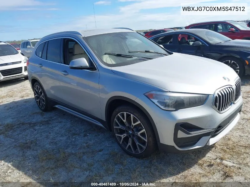 WBXJG7C0XM5S47512 2021 BMW X1 Sdrive28I