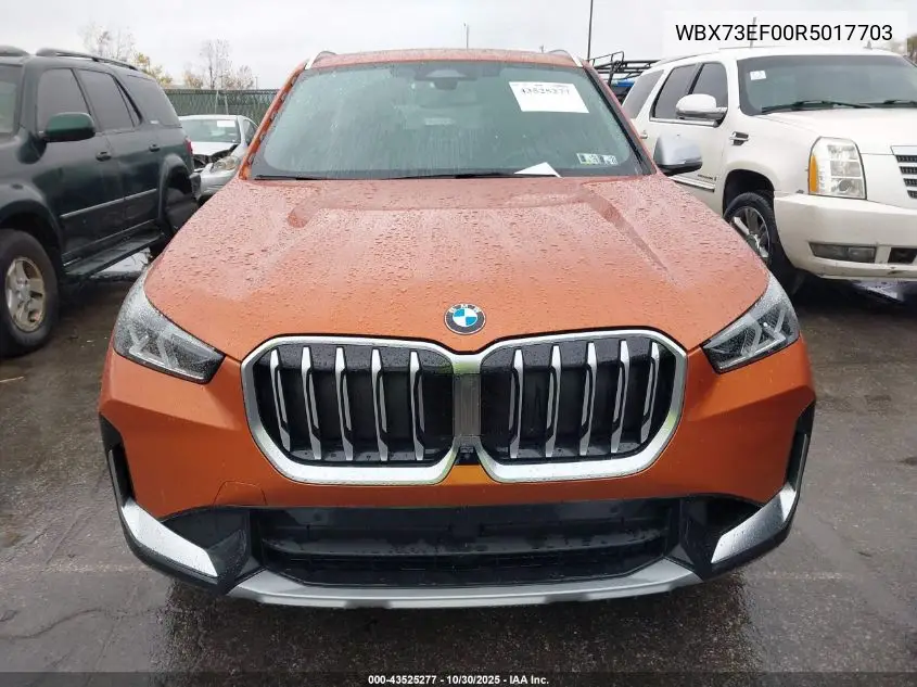 WBX73EF00R5017703 2024 BMW X1 xDrive28I