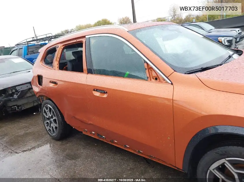 WBX73EF00R5017703 2024 BMW X1 xDrive28I