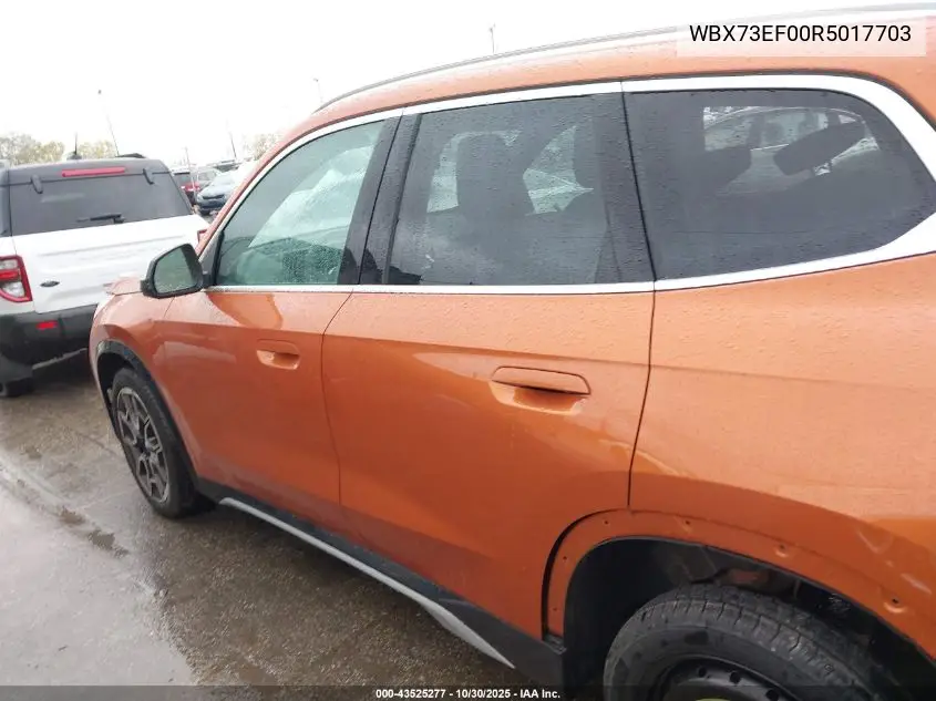 WBX73EF00R5017703 2024 BMW X1 xDrive28I