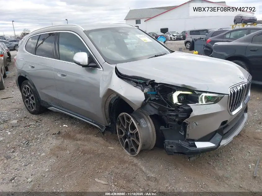 WBX73EF08R5Y42792 2024 BMW X1 xDrive28I