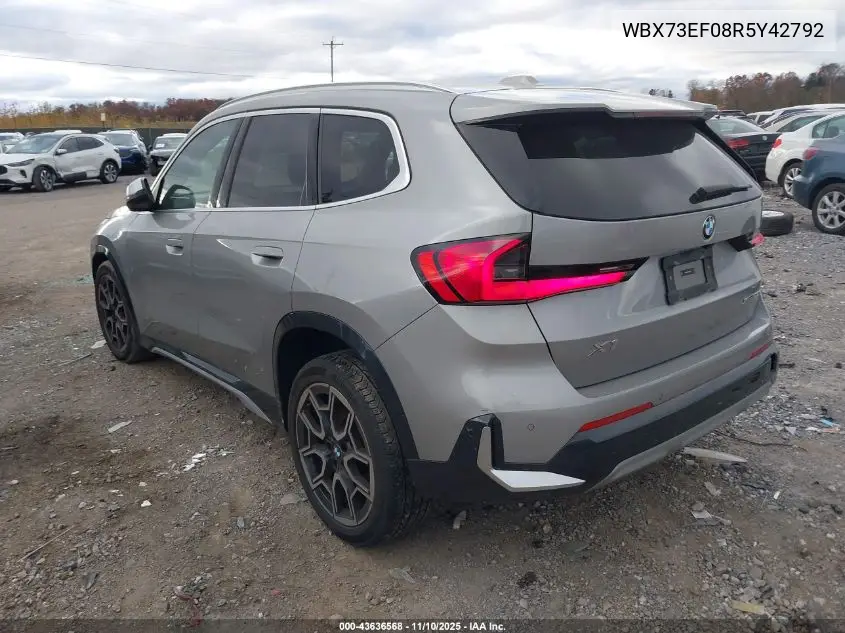 WBX73EF08R5Y42792 2024 BMW X1 xDrive28I