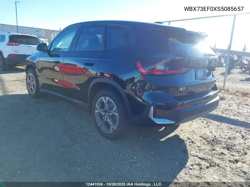 WBX73EF0XS5085657 2025 BMW X1 xDrive28I