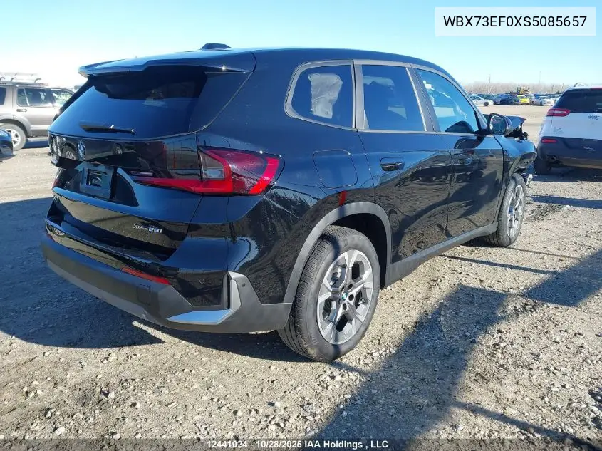 WBX73EF0XS5085657 2025 BMW X1 xDrive28I