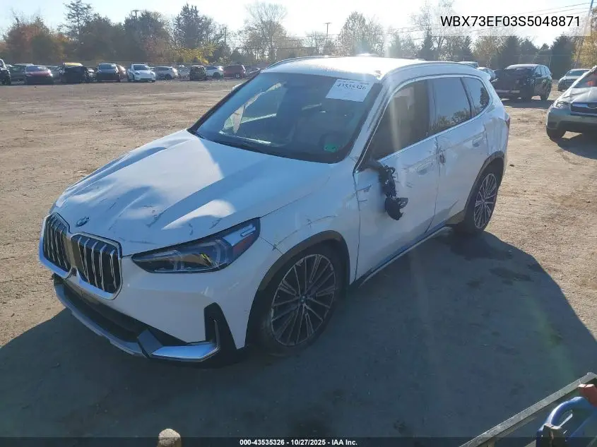 WBX73EF03S5048871 2025 BMW X1 xDrive28I
