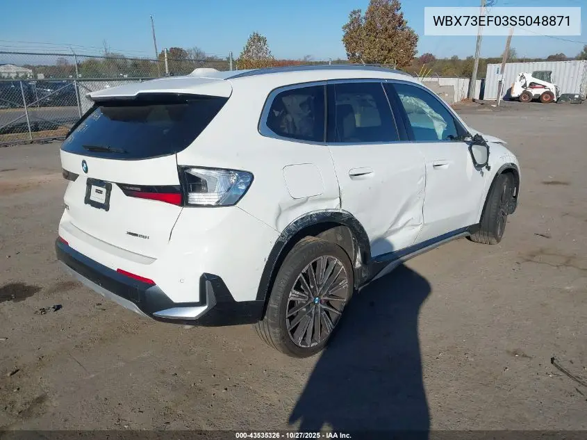 WBX73EF03S5048871 2025 BMW X1 xDrive28I
