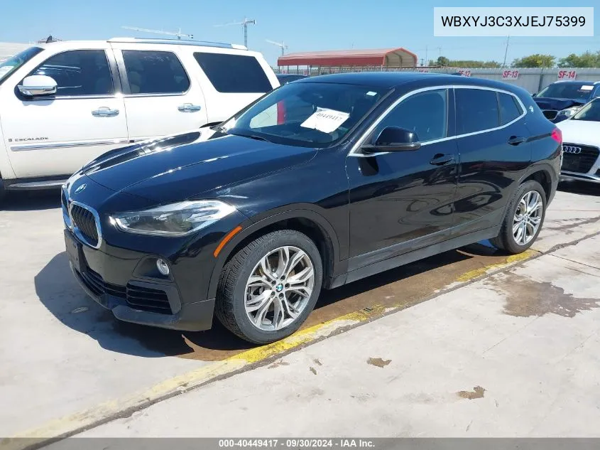 WBXYJ3C3XJEJ75399 2018 BMW X2 Sdrive28I