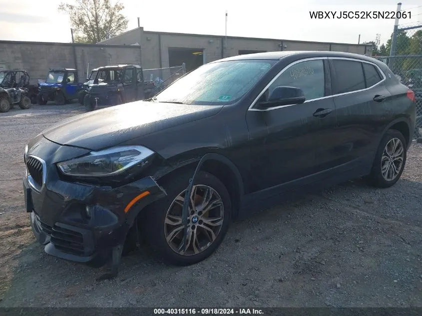 WBXYJ5C52K5N22061 2019 BMW X2 xDrive28I