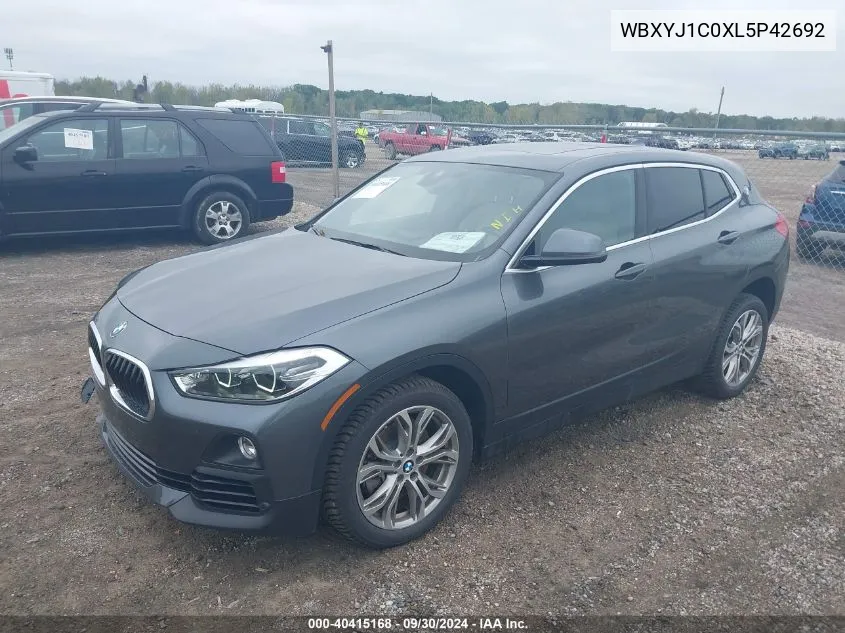 WBXYJ1C0XL5P42692 2020 BMW X2 xDrive28I