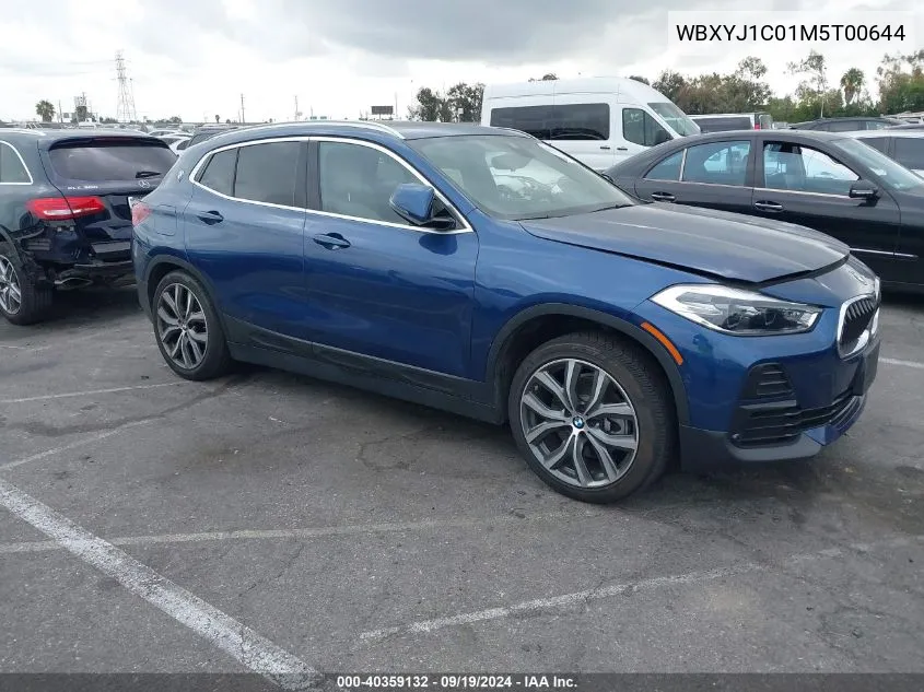 WBXYJ1C01M5T00644 2021 BMW X2 xDrive28I