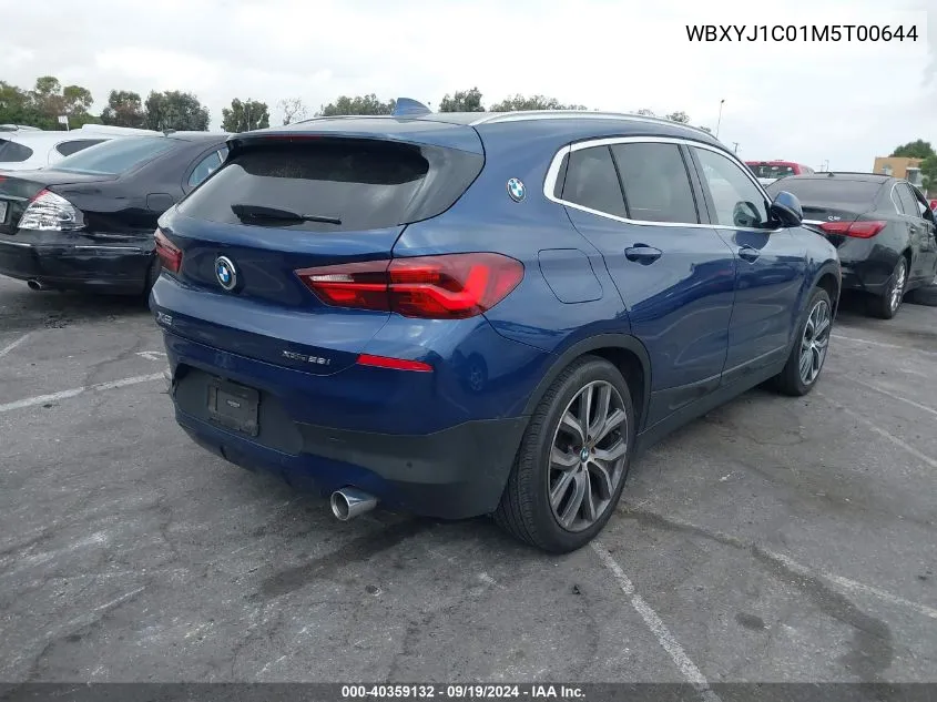 WBXYJ1C01M5T00644 2021 BMW X2 xDrive28I