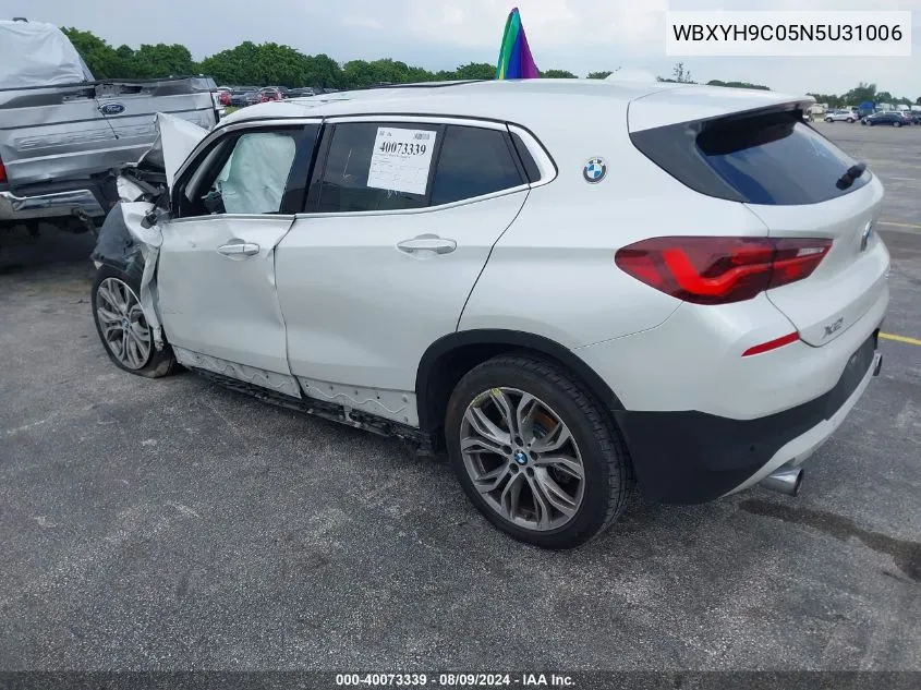 WBXYH9C05N5U31006 2022 BMW X2 Sdrive28I