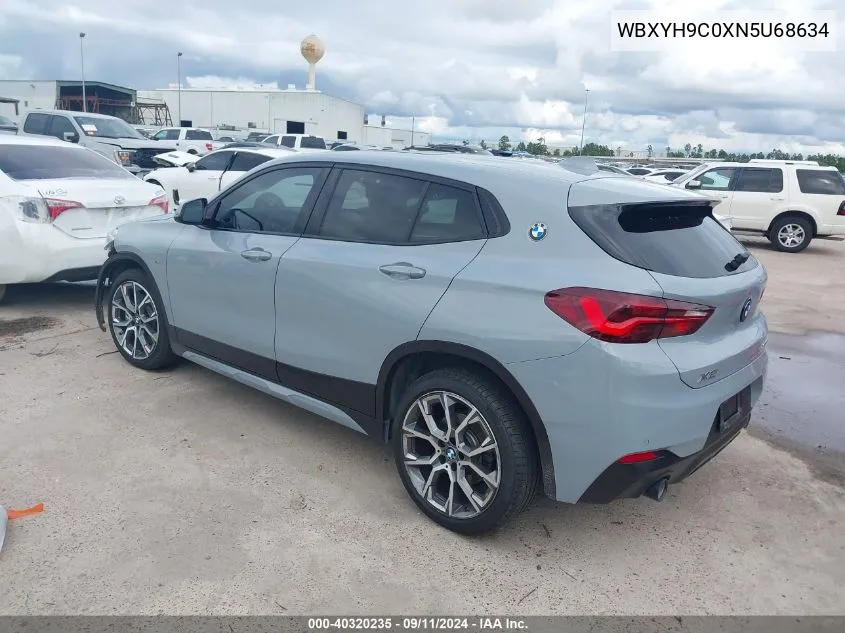 WBXYH9C0XN5U68634 2022 BMW X2 Sdrive28I