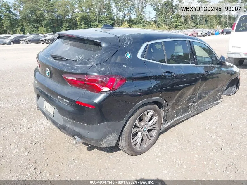 WBXYJ1C02N5T99007 2022 BMW X2 xDrive28I