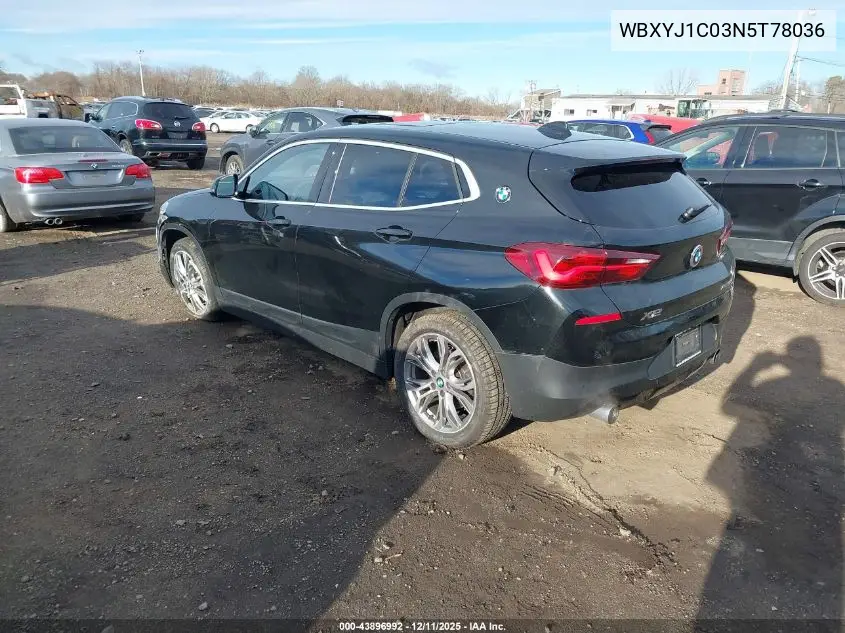 WBXYJ1C03N5T78036 2022 BMW X2 xDrive28I