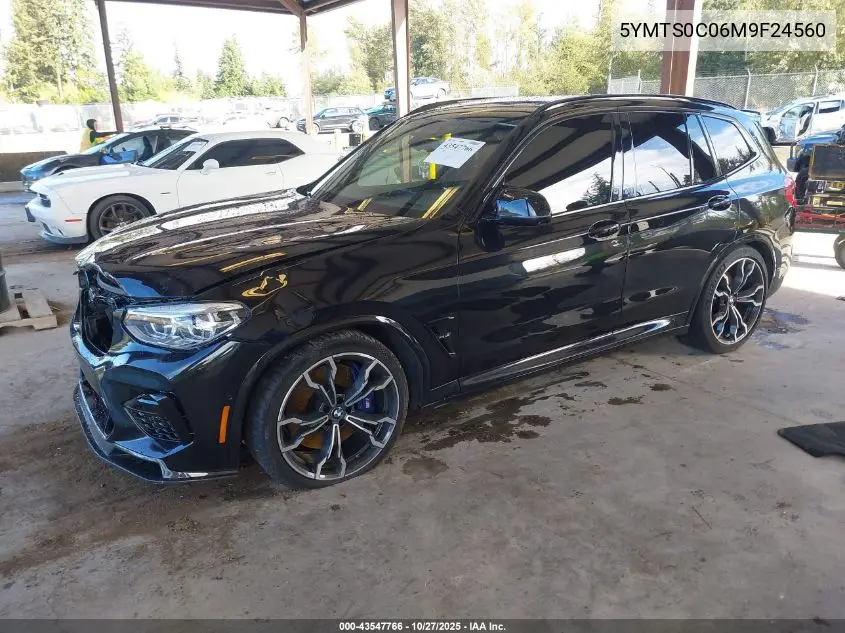 5YMTS0C06M9F24560 2021 BMW X3 M