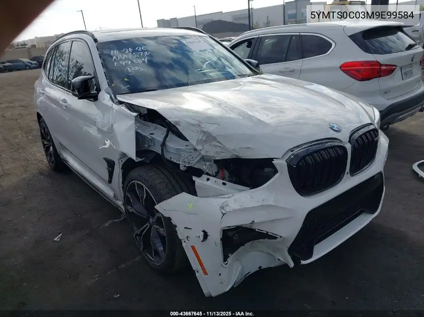 5YMTS0C03M9E99584 2021 BMW X3 M