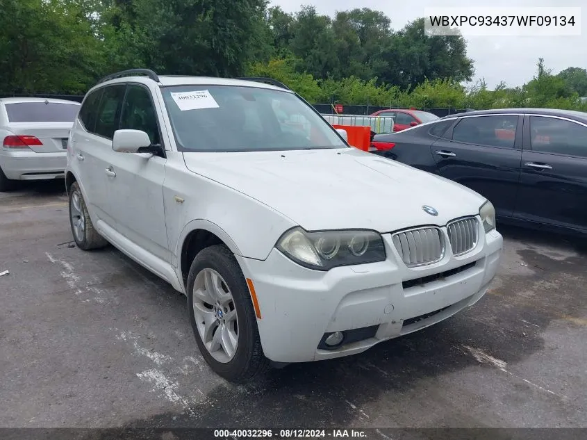 WBXPC93437WF09134 2007 BMW X3 3.0Si