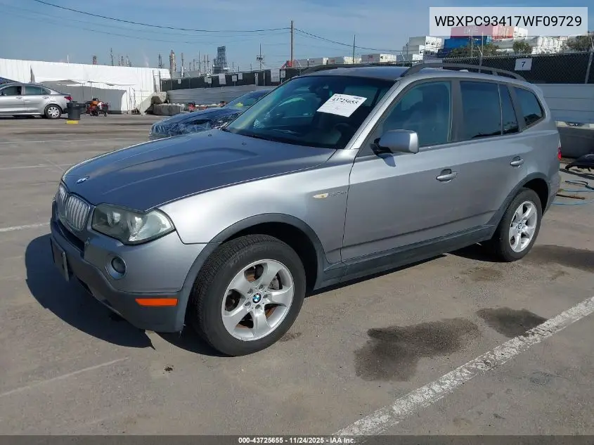 WBXPC93417WF09729 2007 BMW X3 3.0Si