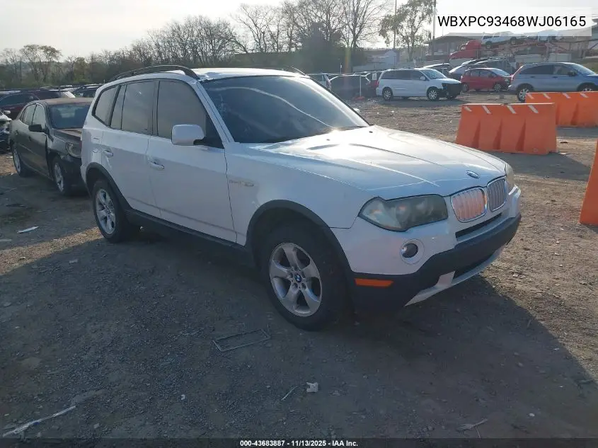 WBXPC93468WJ06165 2008 BMW X3 3.0Si