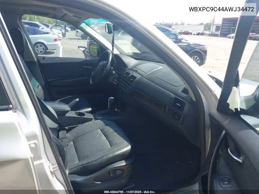 WBXPC9C44AWJ34472 2010 BMW X3 xDrive30I