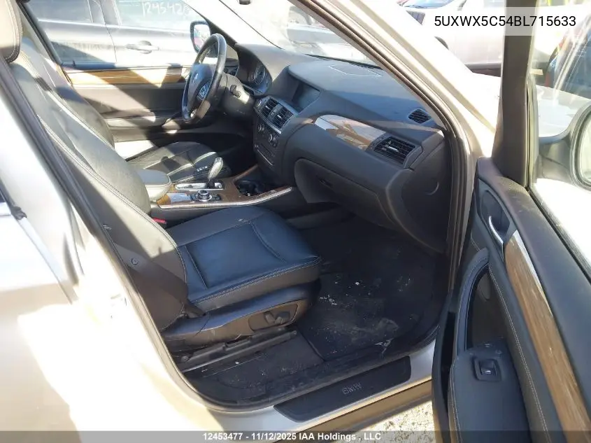 5UXWX5C54BL715633 2011 BMW X3 xDrive28I