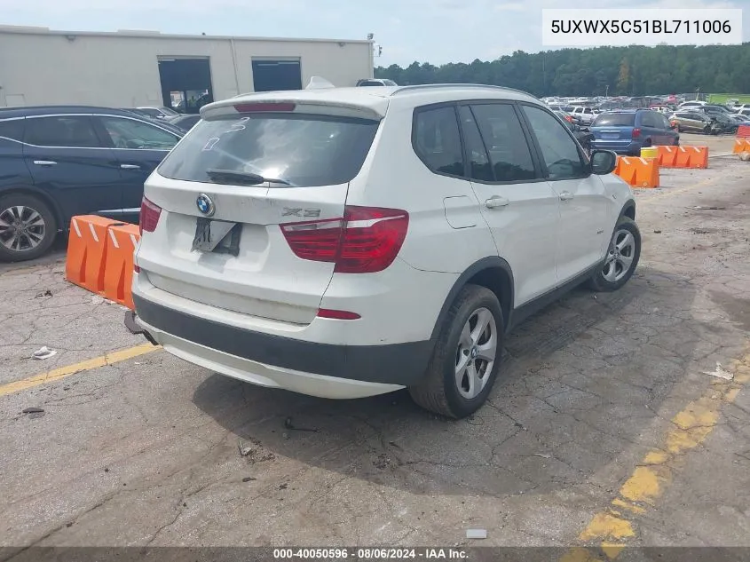 5UXWX5C51BL711006 2011 BMW X3 xDrive28I