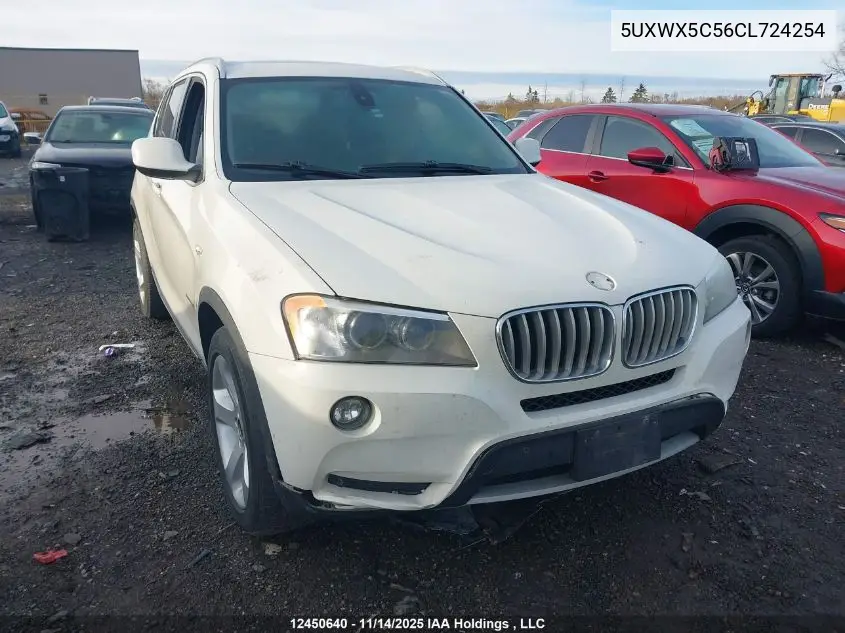 5UXWX5C56CL724254 2012 BMW X3 xDrive28I