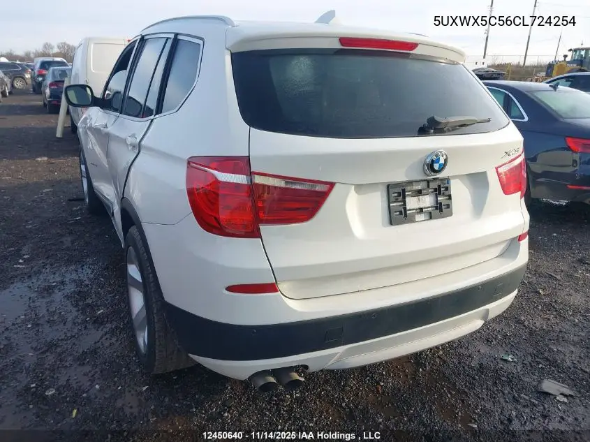 5UXWX5C56CL724254 2012 BMW X3 xDrive28I