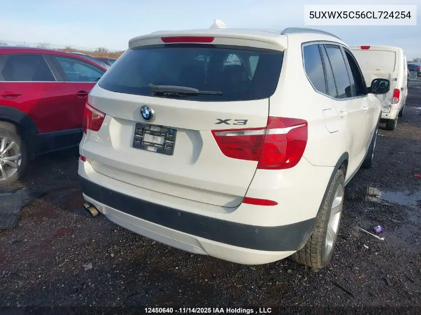 5UXWX5C56CL724254 2012 BMW X3 xDrive28I