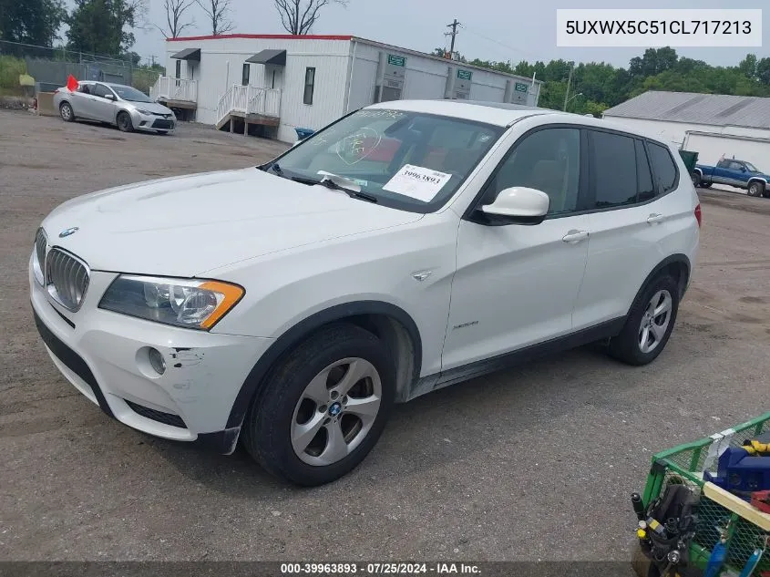 5UXWX5C51CL717213 2012 BMW X3 xDrive28I