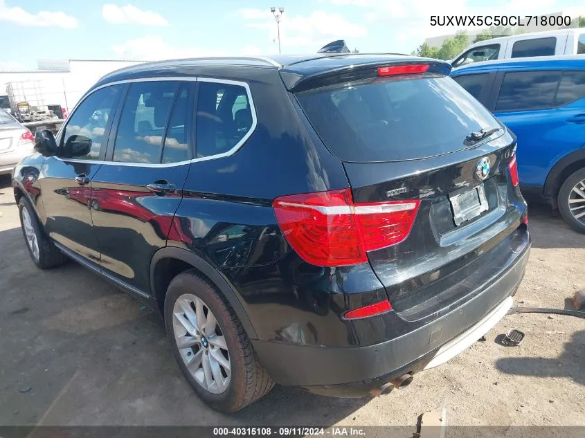 5UXWX5C50CL718000 2012 BMW X3 xDrive28I