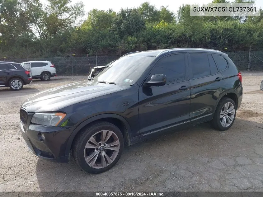 5UXWX7C51CL737361 2012 BMW X3 xDrive35I