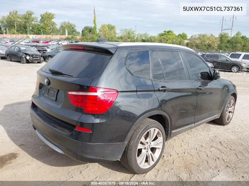 5UXWX7C51CL737361 2012 BMW X3 xDrive35I